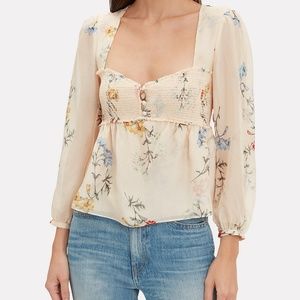 Intermix Paola Print Top — NWOT!